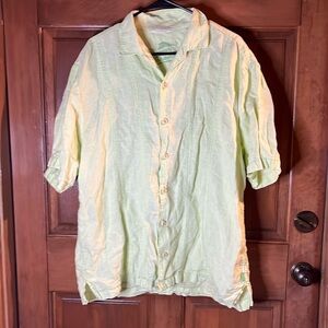TOMMY BAHAMAS Men's Short Sleeve Buttoned Shirt Size XL